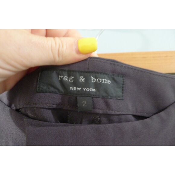 Rag & Bone New York Cuffed Tapered Trouser With Zipper Pockets - Black 2 - Picture 5 of 7